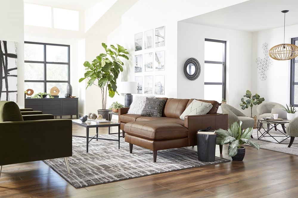 Trafton Leather Sofa Chaise