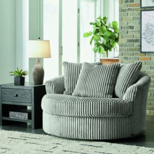Lindyn Oversized Swivel Accent Chair