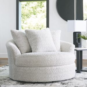 Snodoodle Oversized Swivel Accent Chair