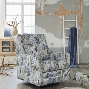 Dustinford Swivel Glider Accent Chair